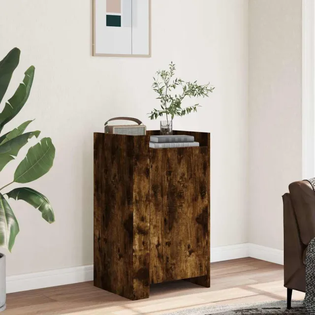 vidaXL Dressoir 45x35x75 cm bewerkt hout gerookt eikenkleurig, foto 2