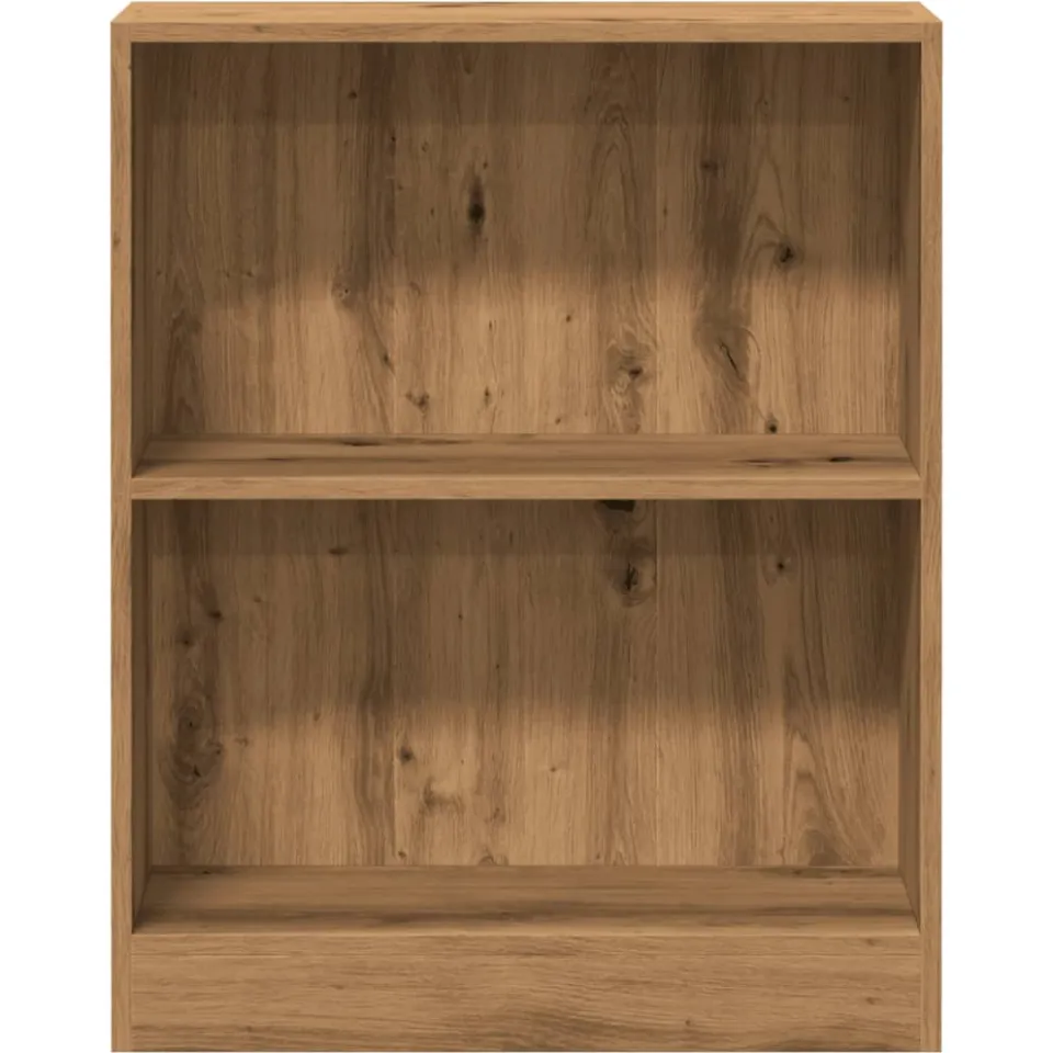 vidaXL Boekenkast 60x24x76 cm bewerkt hout artisanaal eikenkleurig, foto 4