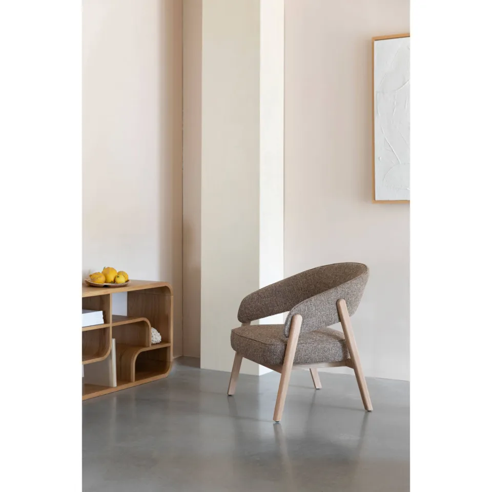 Zuiver fauteuil Bright bruin, foto 5