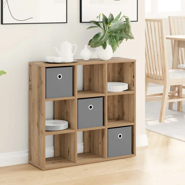 vidaXL Dressoir Artisan Eiken 73,5 x 24 x 69,5 cm, foto 2