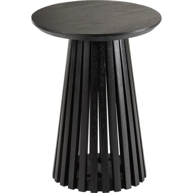 J-Line tafel Vincent - hout - zwart - small