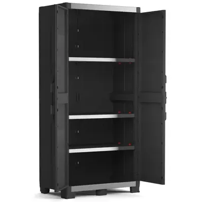 Keter Garage Kast Xl Hoog 54x89x188cm Zwart
