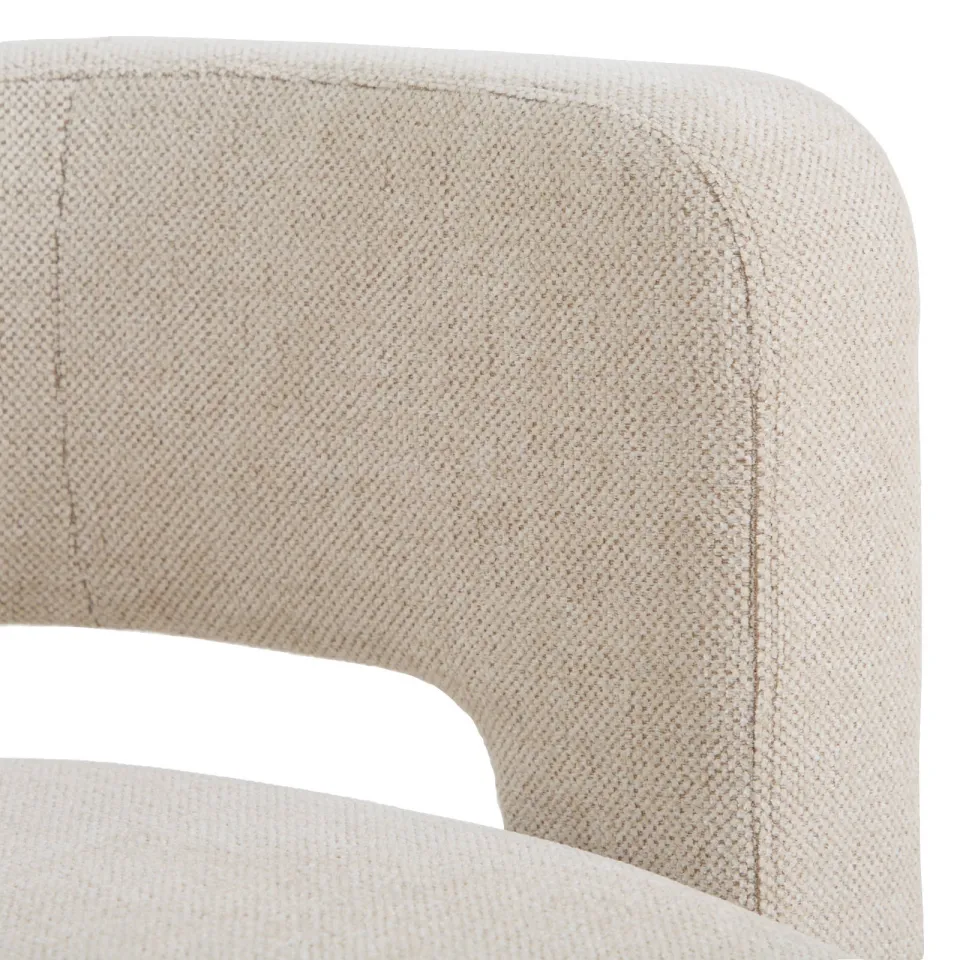 Studio LIVIT eetkamerbank Sculpt 170 cm beige, foto 6