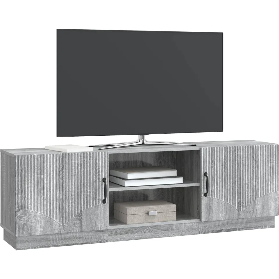 vidaXL TV-kast Grijs sonoma 150 x 31 x 47 cm Bewerkt hout