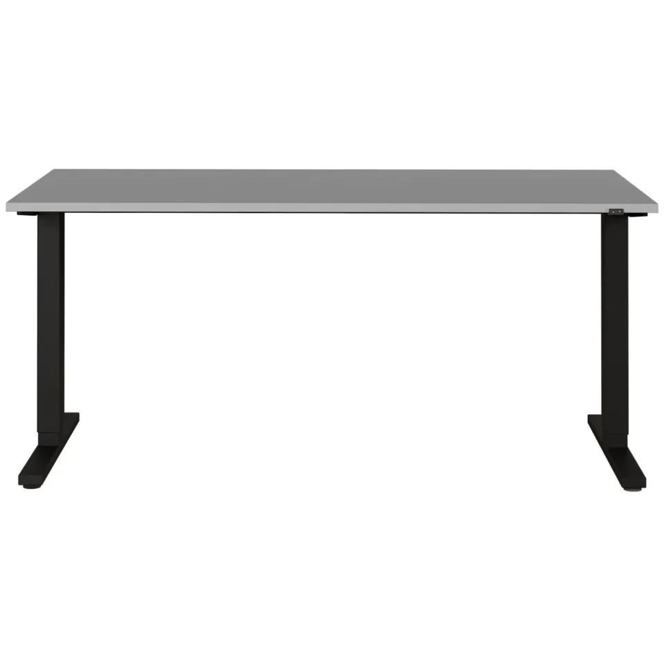 Elektrisch Bureau Ergonoma Lichtgrijs Zwart 180 CM, foto 3