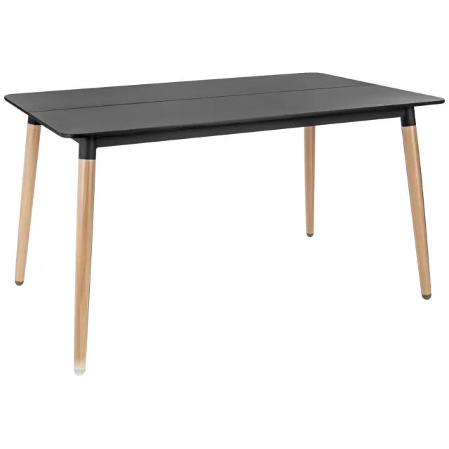 Vega Tafel buiten Gimani rechthoekig; 130x80x72 cm (LxBxH); Tafelblad antraciet, frame bruin; rechthoekig
