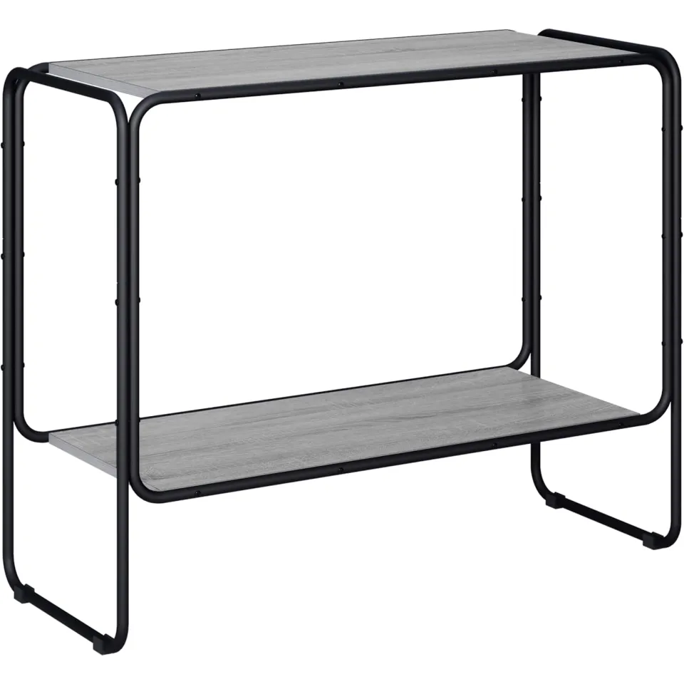 vidaXL Dressoir Grijs Sonoma 93.5 x 38 x 75 cm Bewerkt hout, foto 3