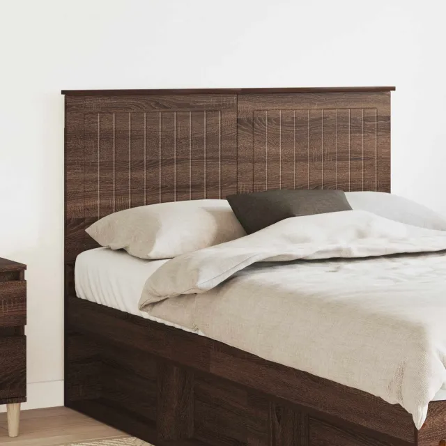 vidaXL Hoofdbord Bruin Eiken Bewerkt hout