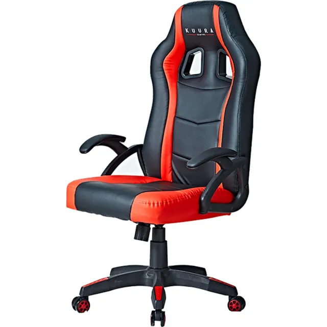Nordic ProStore Kuura Gaming Gamestoel Gamer, Zwart-Rood black_red