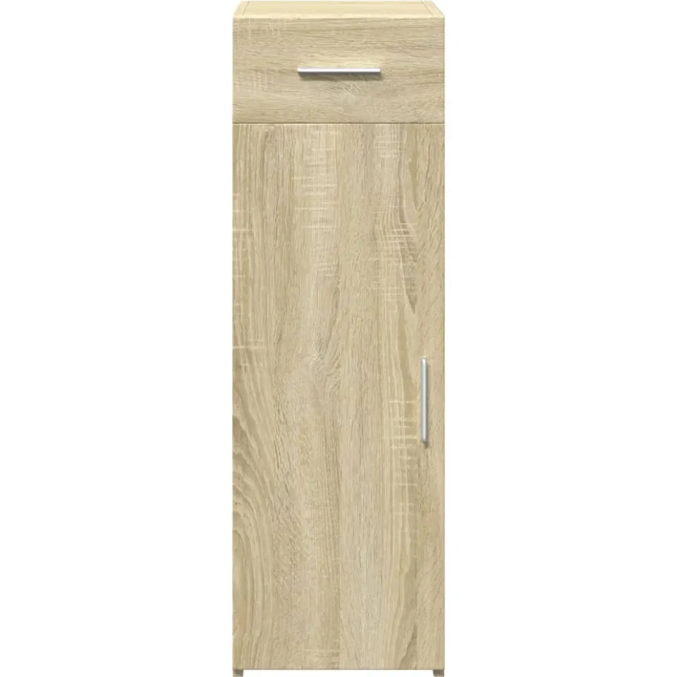 vidaXL Dressoir 30x42,5x93 cm bewerkt hout sonoma eikenkleurig, foto 4
