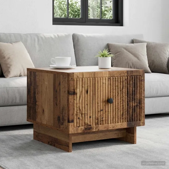 vidaXL Salontafel Oud hout 49 x 50 x 40 cm Bewerkt hout bruin, foto 2