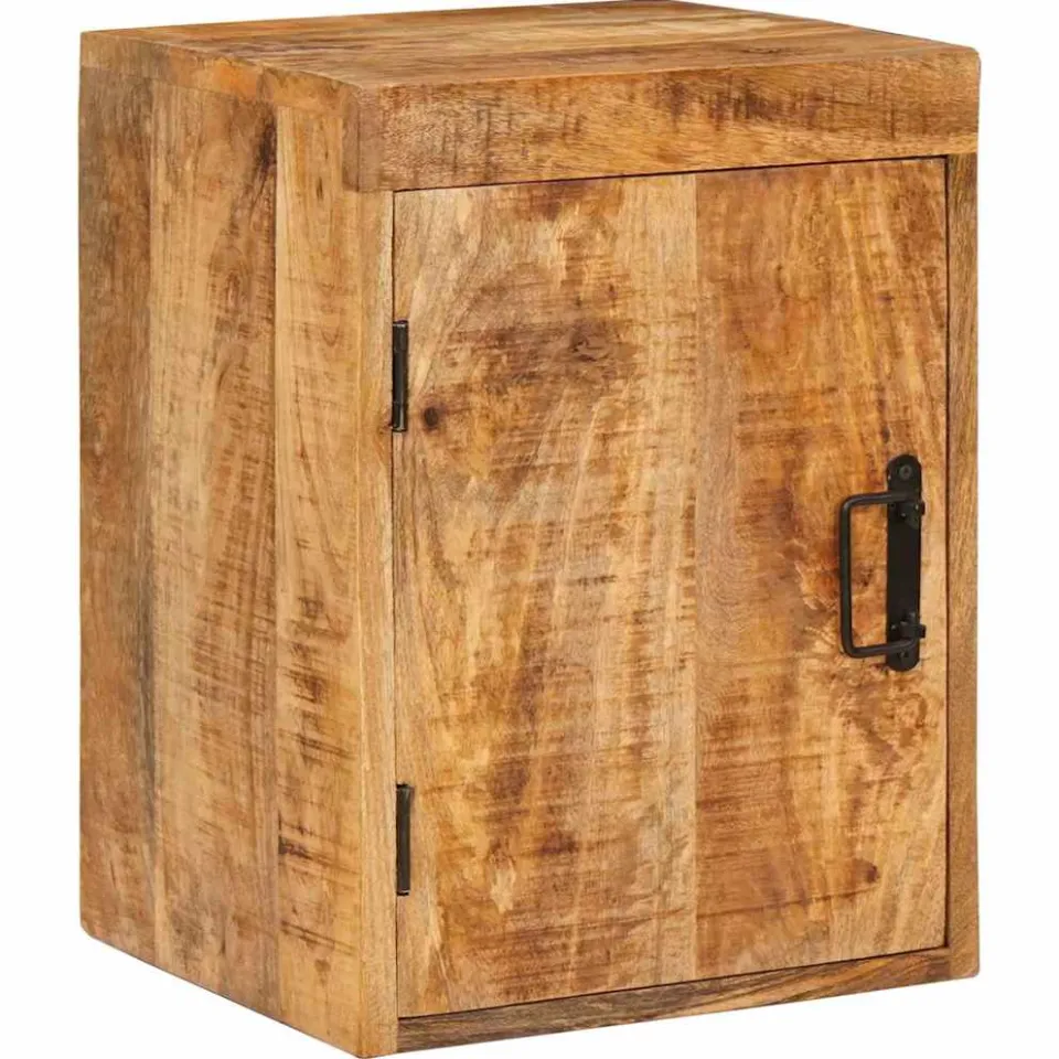 vidaXL Nachtkastje 2 st Bruin 35 x 33 x 48 cm Massief Mango Hout, foto 3