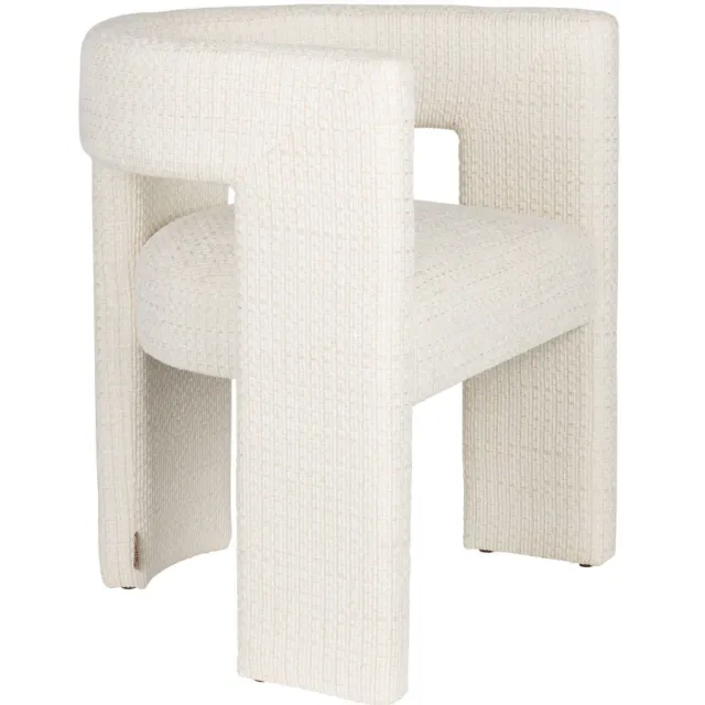 Dutchbone Medina eetkamerstoel offwhite Off White