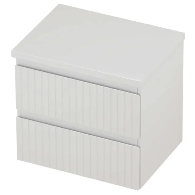 Proline Deck Badmeubelset Symmetrisch Gefreesd 60x46x55 cm Hoogglans Wit