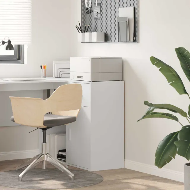 vidaXL Dressoir met lade Wit 38 x 34 x 75 cm, foto 2