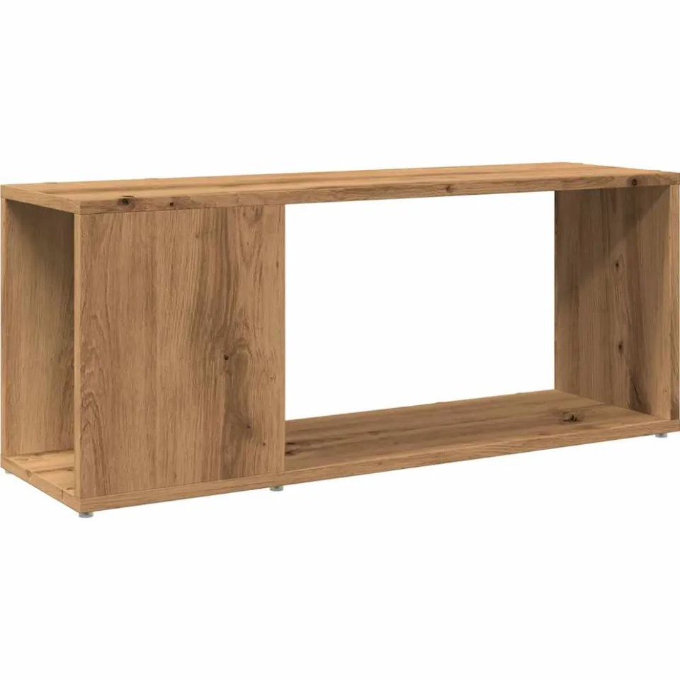 vidaXL Tv-meubel 80x24x32cm bewerkt hout artisanaal eikenkleur, foto 3