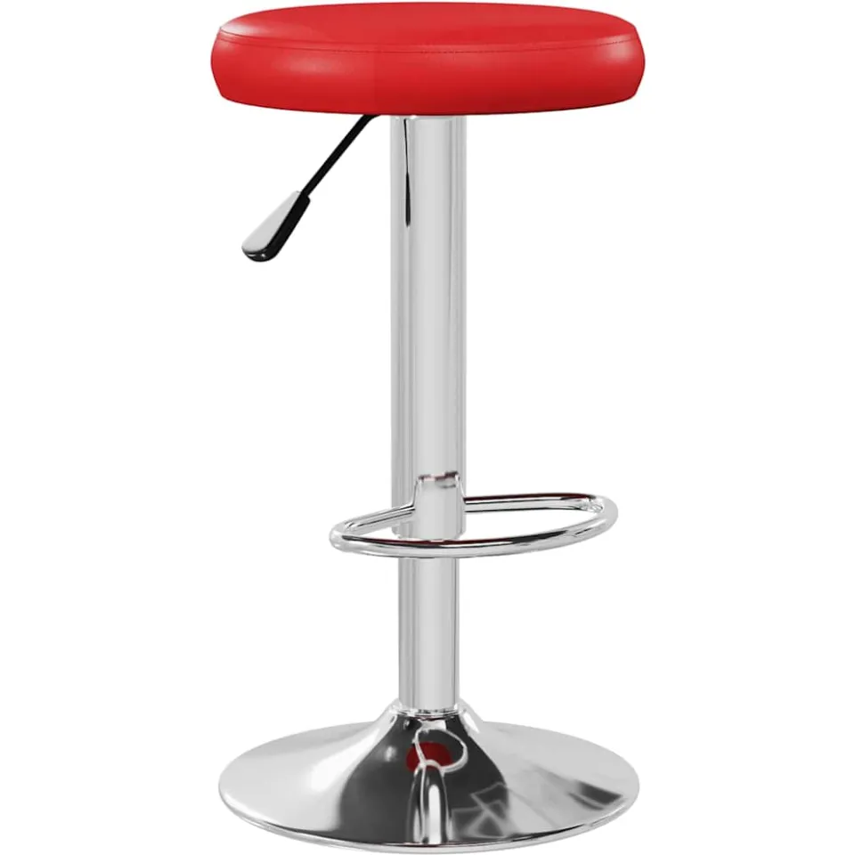 vidaXL Barstoelen 2 st kunstleer rood, foto 3