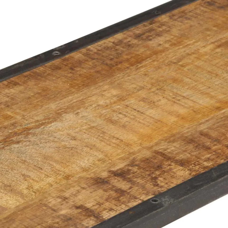 vidaXL Tv-meubel 150x30x40 cm massief mangohout bruin, foto 3