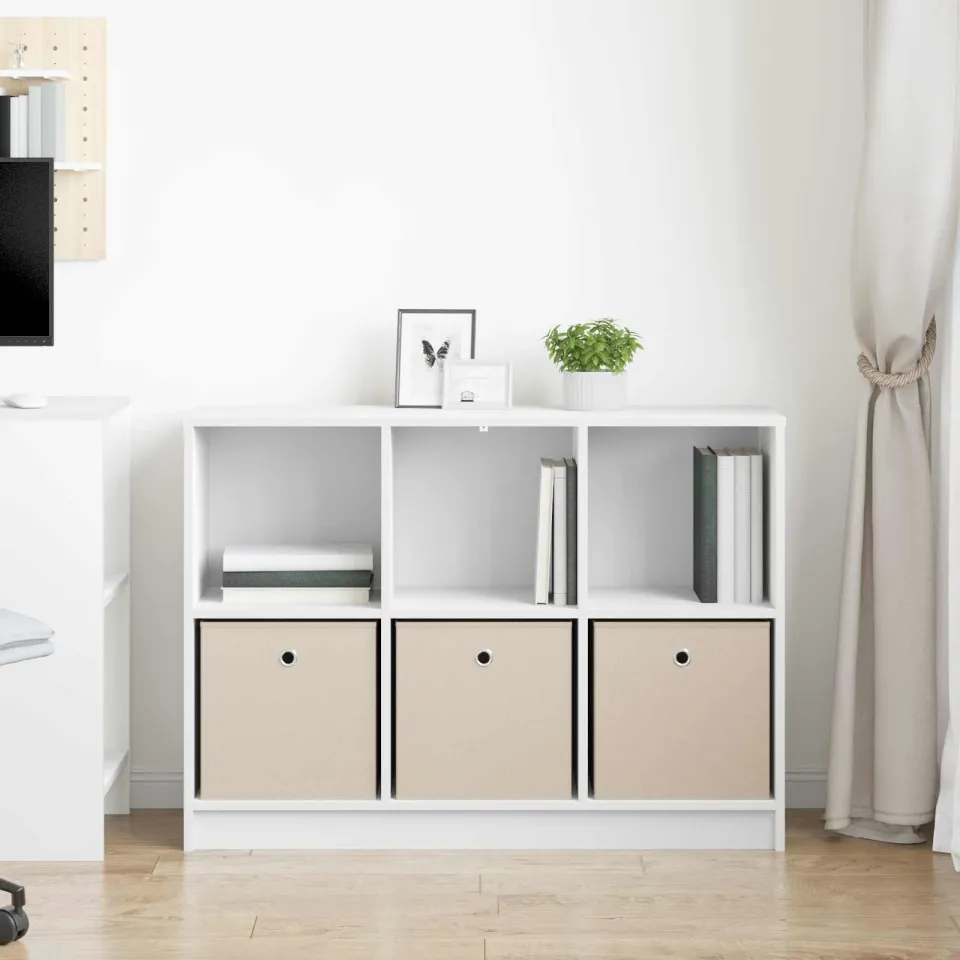 vidaXL Dressoir Wit 102 x 32 x 73,5 cm, foto 4
