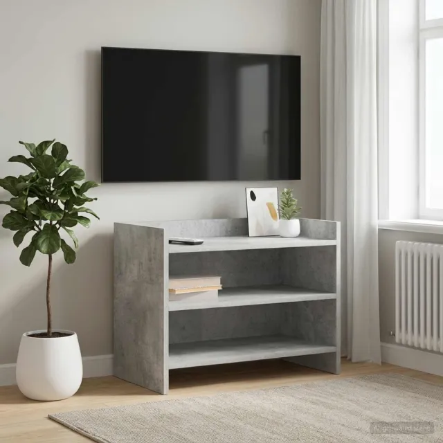 vidaXL TV-kast 60 x 33 x 47 cm Betongrijs Bewerkt hout grijs, foto 2