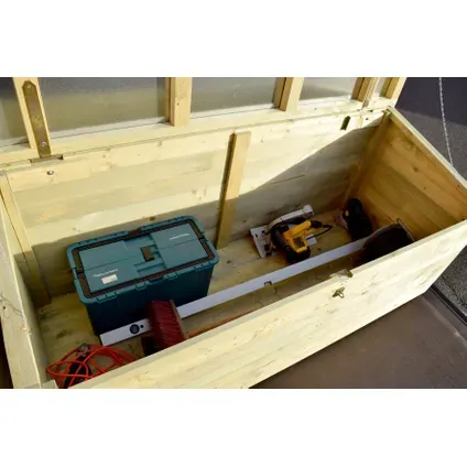 WEKA Kussenbox 360 - Hout - Geïmpregneerd - 191x88x32cm, foto 3