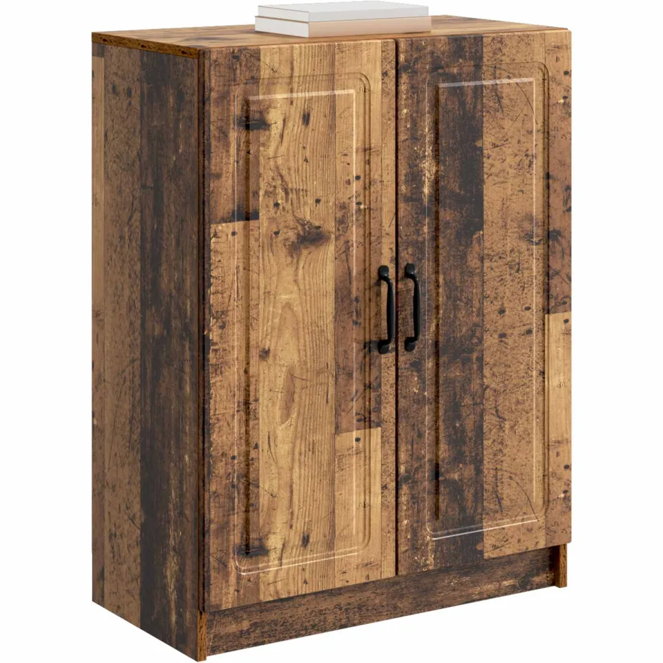vidaXL Dressoir Oud hout 66 x 34,5 x 87 cm Bewerkt hout Bruin