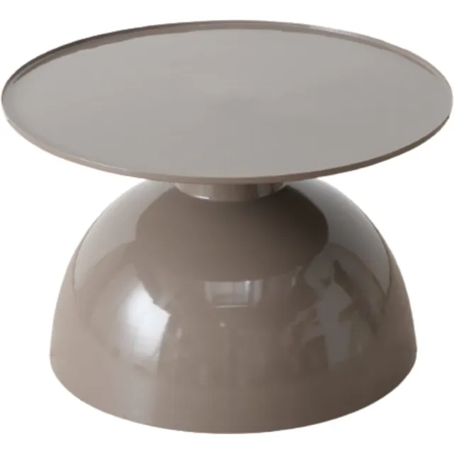 Dulaire Design Salon/Bijzettafel Modern Bruin Rond Ø 60 cm
