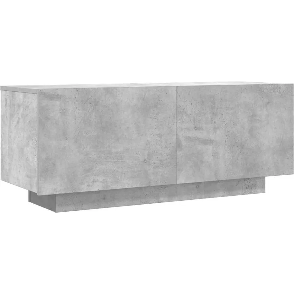 vidaXL Tv-meubel 100x35x40 cm bewerkt hout betongrijs grijs, foto 3