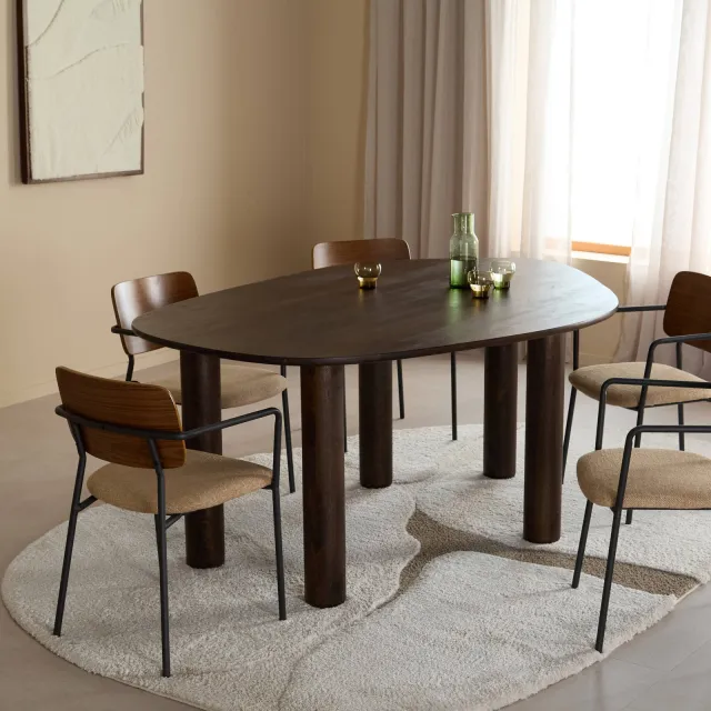 Studio LIVIT eettafel Indra Walnoot