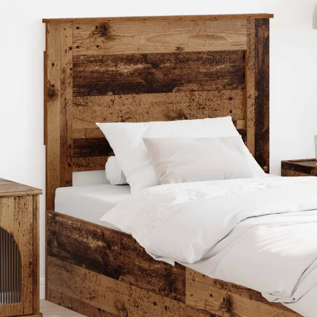 vidaXL Hoofdbord Oud Hout Bewerkt hout Bruin