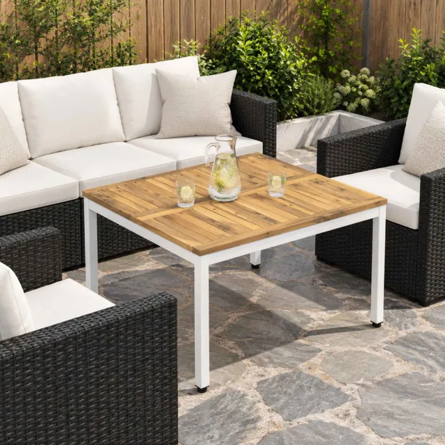 vidaXL Salontafel NAARDEN Witgewassen 80 x 80,5 x 45 cm Bruin