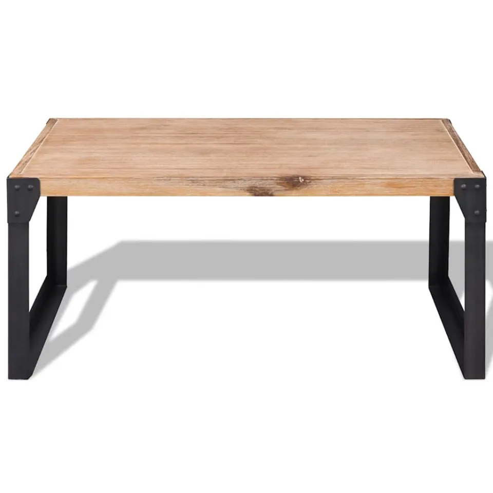 vidaXL Salontafel 100x60x45 cm massief acaciahout Bruin