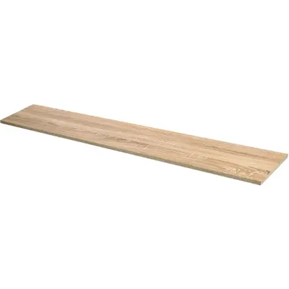 Duraline Wandplank Xs2 Sanoma Eiken Abs 18mm 118x23,5cm Bruin