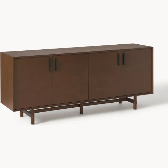 Westwing Collection Dressoir Diana van eikenhout Bruin