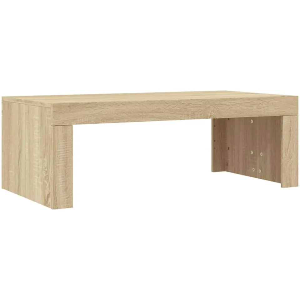 vidaXL Salontafel 102x50x36 cm bewerkt hout sonoma eikenkleurig, foto 3
