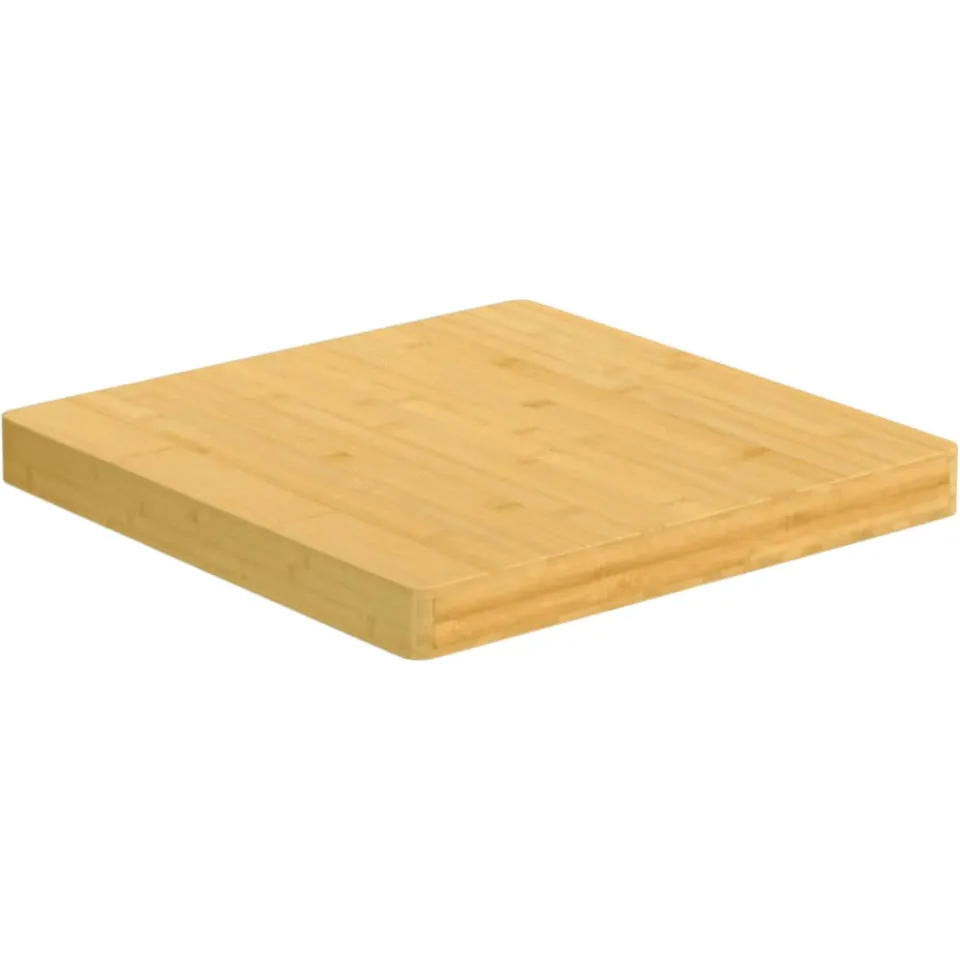 vidaXL Tafelblad 50x50x4 cm bamboe Bruin