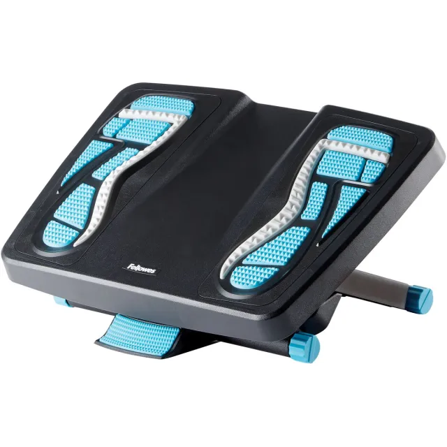 Fellowes Energizer - Voetensteun - Verstelbaar - Ergonomisch - Masserend Zwart
