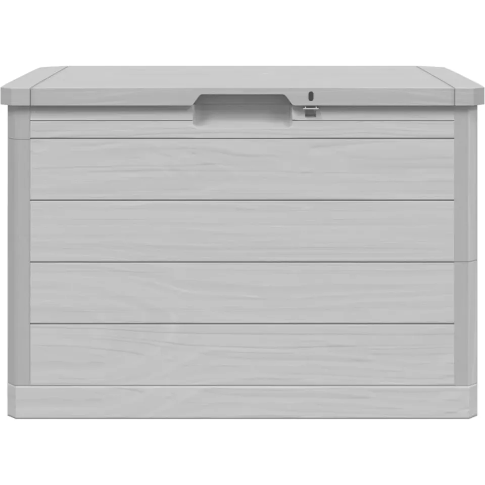 vidaXL Kussenbox 77,5x44,5x53 cm polypropeen grijs