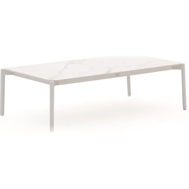 Bellagio tuinmeubelen Bellagio Cupello lounge tuintafel 130x70x40cm Wit