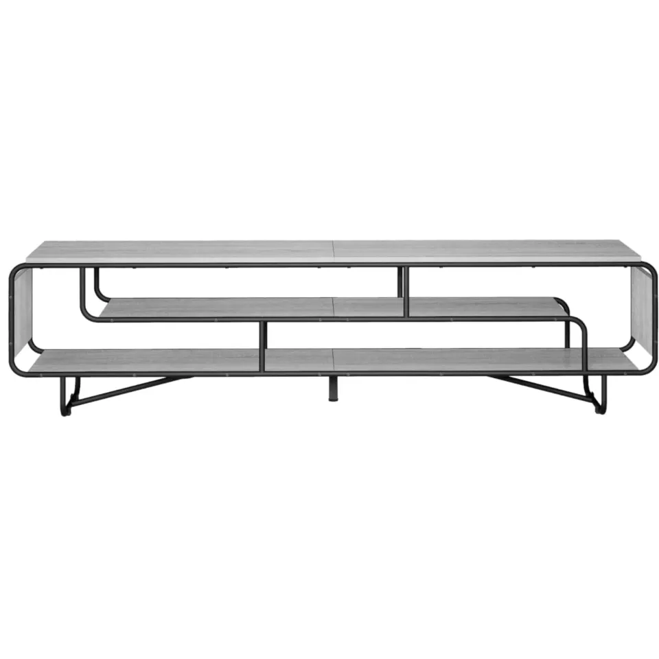 vidaXL TV-standaard 180 x 36 x 45 cm Grijs Sonoma Bewerkt hout