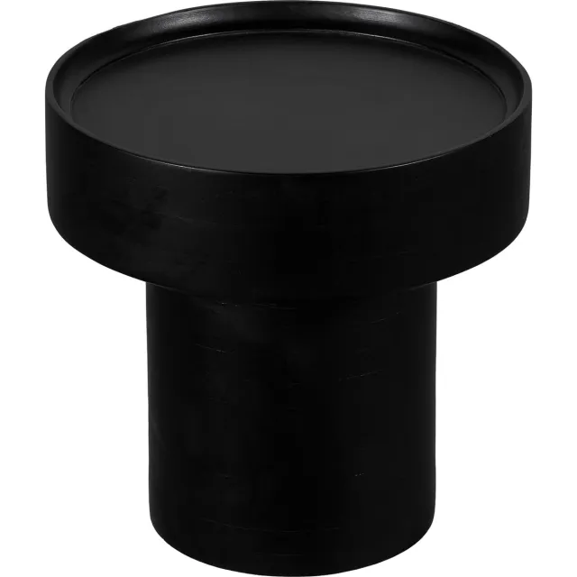 Lewis & Loft Bijzettafel Luus - Rond - FSC® mangohout - Rond ⌀50 - Zwart