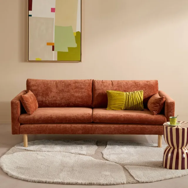 NOUS Living 3-zitsbank Adam terra, foto 2