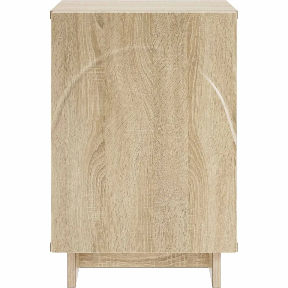 vidaXL Nachtkastje Sonoma Eiken 33,5 x 34,5 x 50 cm Bewerkt hout, foto 4