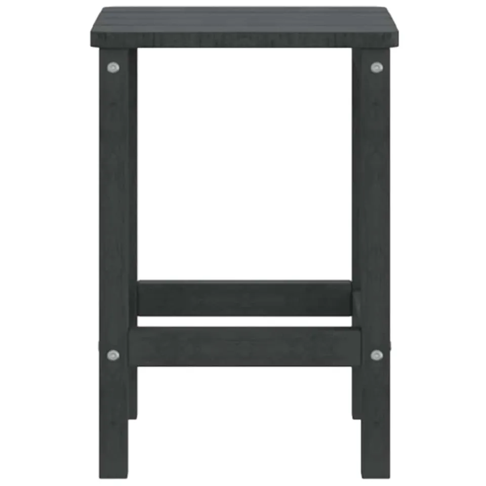 vidaXL Tuintafel Adirondack 38x38x46 cm HDPE antracietkleurig, foto 4