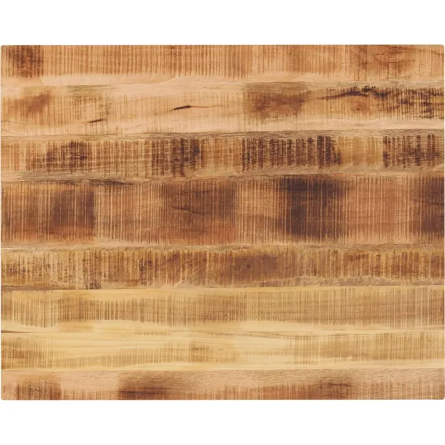 vidaXL Tafelblad rechthoekig 100x80x2,5 cm massief ruw mangohout Bruin