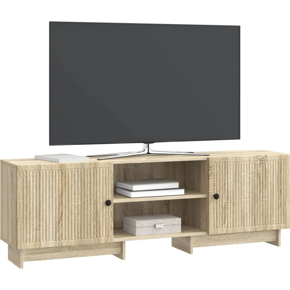 vidaXL TV-kast 150 x 31 x 50 cm Sonoma Eiken Geconstrueerd hout, foto 3