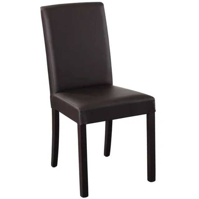 PULSIVA 2x PULSIVA Gestoffeerde stoel Famous; 45x54x90 cm (BxDxH); bruin; 2 stuk / verpakking