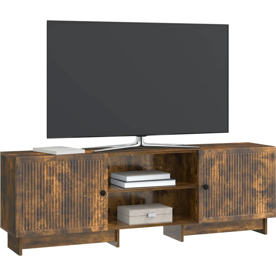 vidaXL TV-kast 150 x 31 x 50 cm Gerookt eiken Geconstrueerd hout, foto 3
