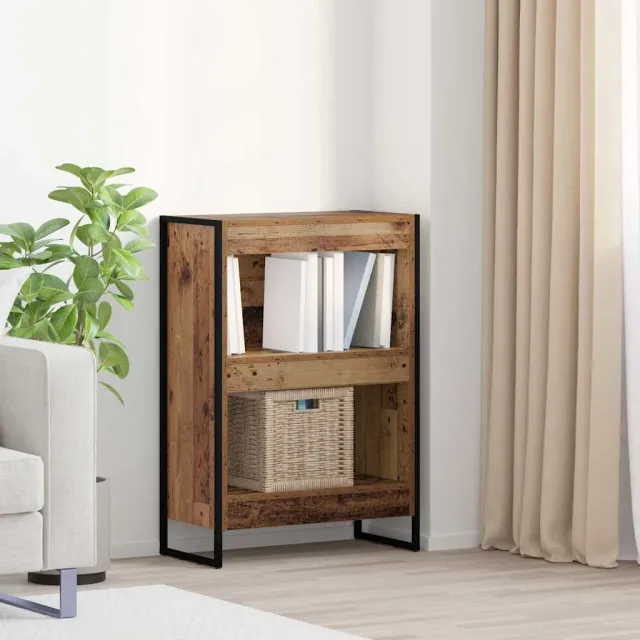 vidaXL Boekenkast 60 x 30 x 86,5 cm Bewerkt hout Oud Hout bruin, foto 2