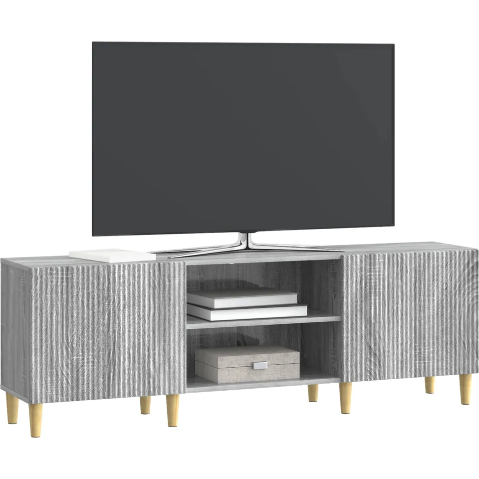 vidaXL TV-kast Grijs sonoma 150 x 31 x 50 cm Bewerkt hout, foto 3
